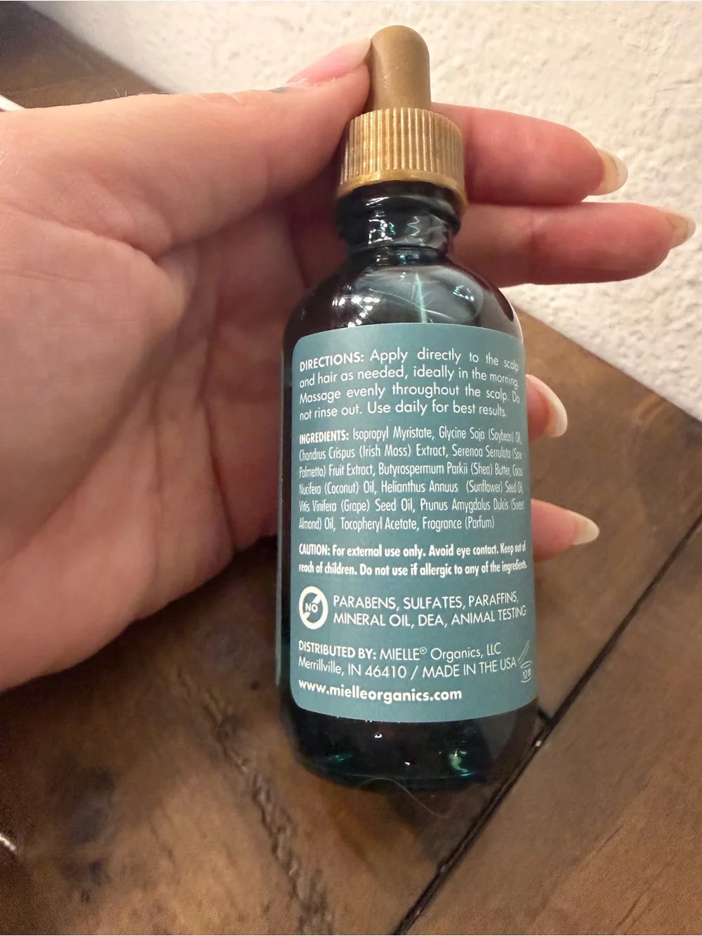 Mielle Sea Moss Anti-Shedding Scalp and Hair Oil - 2 oz new bottle